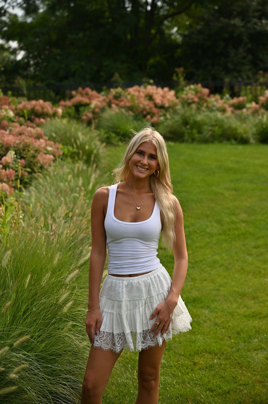 Ritz Skirt- White