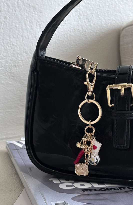 Jamie Keychain Gold/Red